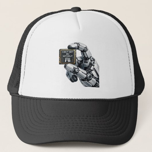 Casquette Chapeau à main robotique (Devant)