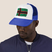 Casquette Chapeau au drapeau carélien (En situation)