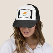 Casquette Chapeau au drapeau de Chypre (En situation)
