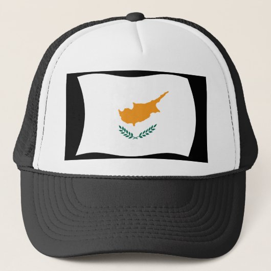 Casquette Chapeau au drapeau de Chypre (Devant)