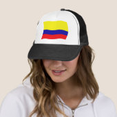 Casquette Chapeau au drapeau de Colombie (En situation)