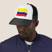 Casquette Chapeau au drapeau de Colombie (En situation)