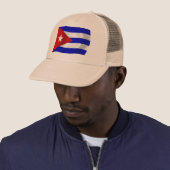 Casquette Chapeau au drapeau de Cuba (En situation)
