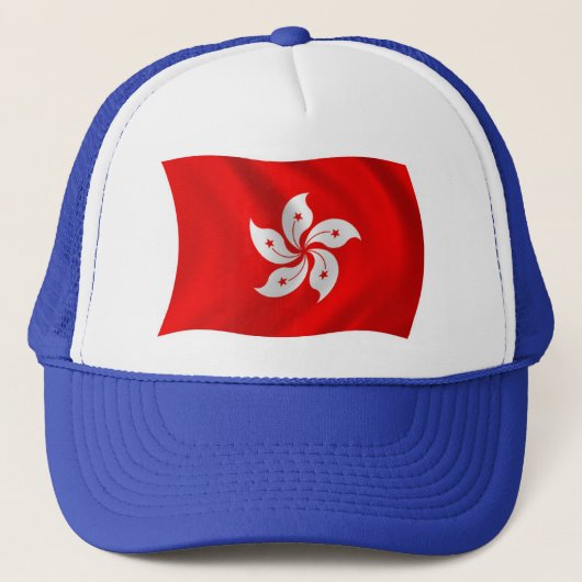 Casquette Chapeau au drapeau de Hong Kong (Devant)