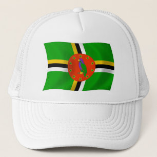 Casquette Chapeau au drapeau de la Dominique
