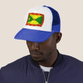 Casquette Chapeau au drapeau de la Grenade (En situation)