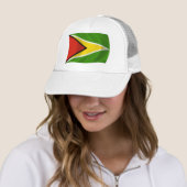 Casquette Chapeau au drapeau de la Guyane (En situation)