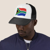 Casquette Chapeau au drapeau de l'Afrique du Sud (En situation)