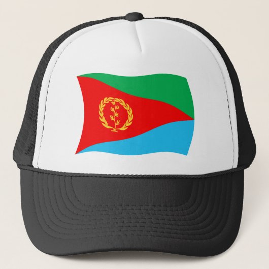 Casquette Chapeau au drapeau de l'Érythrée (Devant)