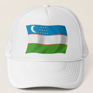Casquette Chapeau au drapeau de l'Ouzbékistan