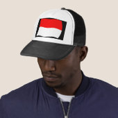 Casquette Chapeau au drapeau de Monaco (En situation)