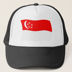 Casquette Chapeau au drapeau de Singapour