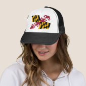 Casquette Chapeau au drapeau du Maryland (En situation)