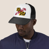 Casquette Chapeau au drapeau du Maryland (En situation)