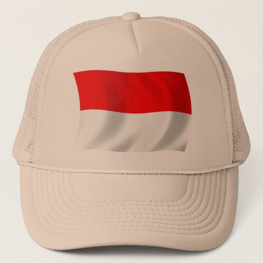 Casquette Chapeau au drapeau indonésien (Devant)