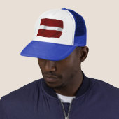 Casquette Chapeau au drapeau letton (En situation)