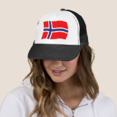 Casquette Chapeau au drapeau norvégien (En situation)