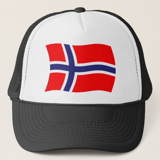Casquette Chapeau au drapeau norvégien (Devant)