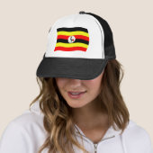 Casquette Chapeau au drapeau ougandais (En situation)