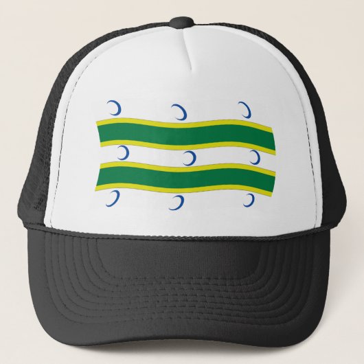 Casquette Chapeau au drapeau turkmène (Devant)