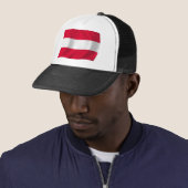 Casquette Chapeau avec drapeau autrichien (En situation)