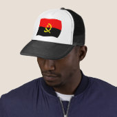 Casquette Chapeau avec drapeau d'Angola (En situation)