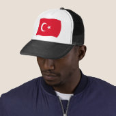 Casquette Chapeau avec drapeau de la Turquie (En situation)