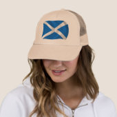 Casquette Chapeau avec drapeau de l'Écosse (En situation)