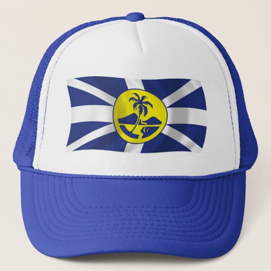 Casquette Chapeau avec drapeau de l'île de Lord Howe (Devant)