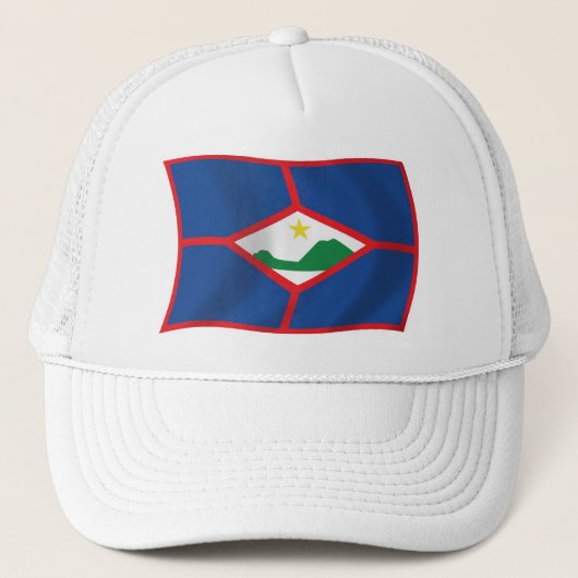Casquette Chapeau avec Drapeau de Saint-Eustache (Devant)