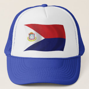 Casquette Chapeau avec Drapeau de Saint-Martin