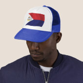 Casquette Chapeau avec Drapeau de Saint-Martin (En situation)