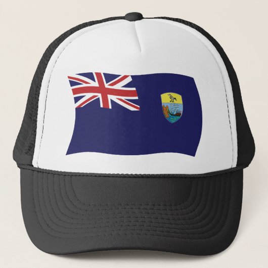 Casquette Chapeau avec drapeau de Sainte-Hélène (Devant)