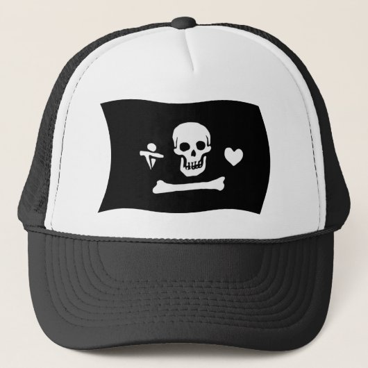 Casquette Chapeau avec drapeau de Stede Bonnet (Devant)
