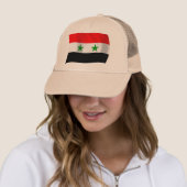 Casquette Chapeau avec drapeau de Syrie (En situation)