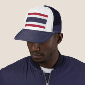 Casquette Chapeau avec drapeau de Thaïlande (En situation)