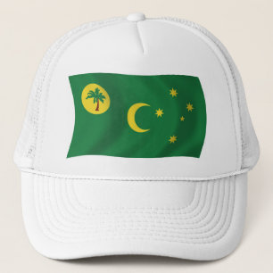Casquette Chapeau avec Drapeau des Îles Cocos