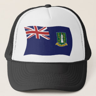 Casquette Chapeau avec Drapeau des Îles Vierges britanniques