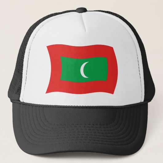 Casquette Chapeau avec Drapeau des Maldives (Devant)