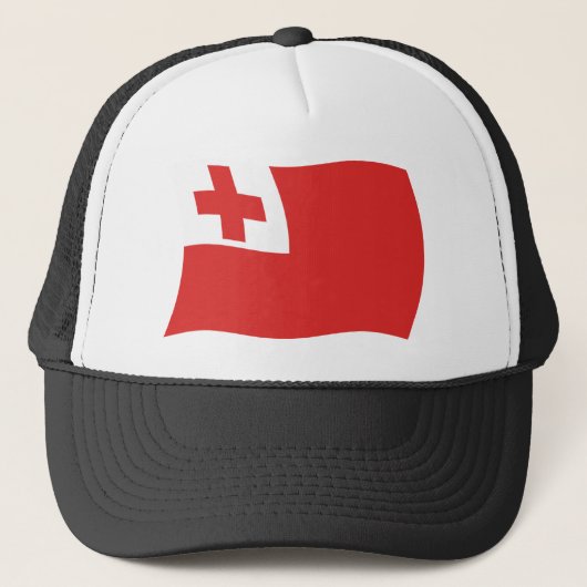 Casquette Chapeau avec drapeau des Tonga (Devant)
