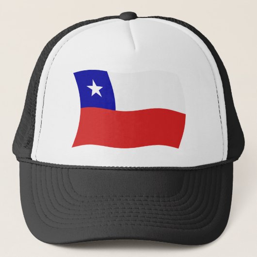 Casquette Chapeau avec drapeau du Chili (Devant)