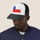 Casquette Chapeau avec drapeau du Chili (En situation)