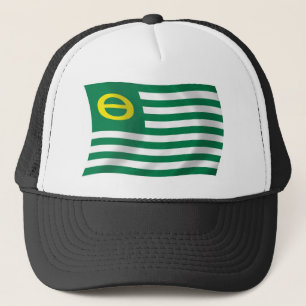 Casquette Chapeau avec drapeau du mouvement écologique