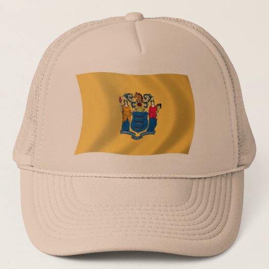 Casquette Chapeau avec drapeau du New Jersey (Devant)