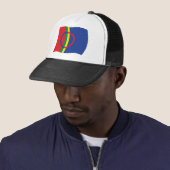 Casquette Chapeau avec drapeau du peuple Sami (En situation)