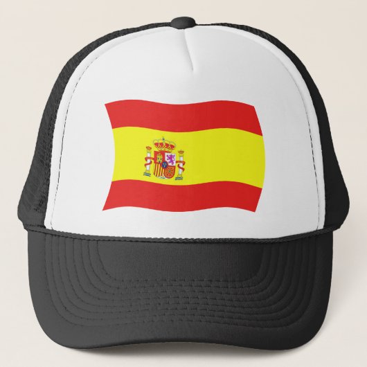 Casquette Chapeau avec Drapeau Espagnol (Devant)
