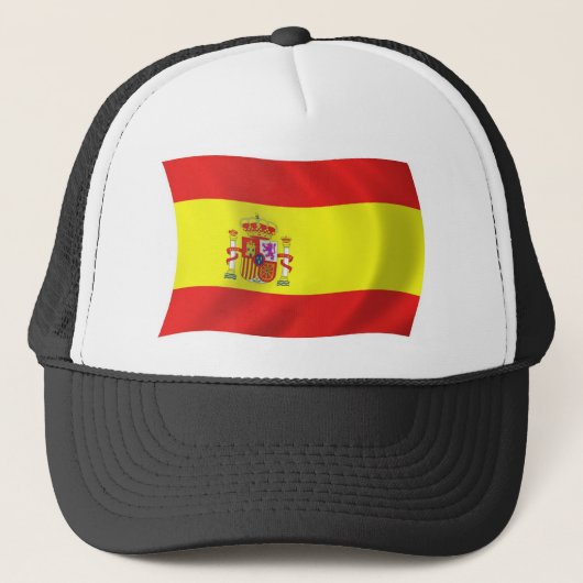 Casquette Chapeau avec drapeau espagnol (Devant)