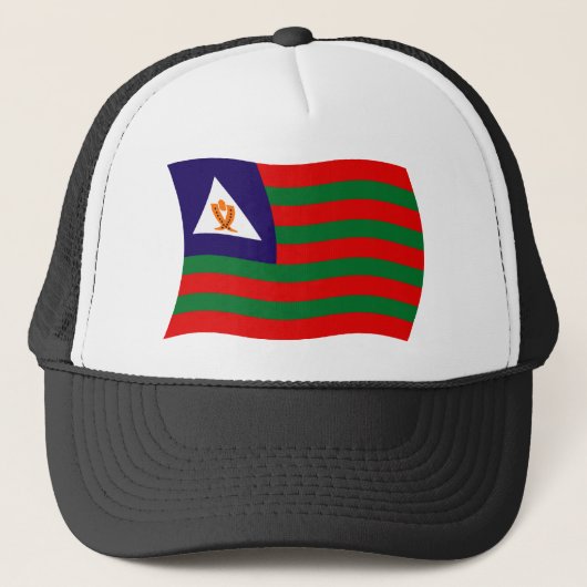 Casquette Chapeau avec Drapeau Tribal Bubi (Devant)