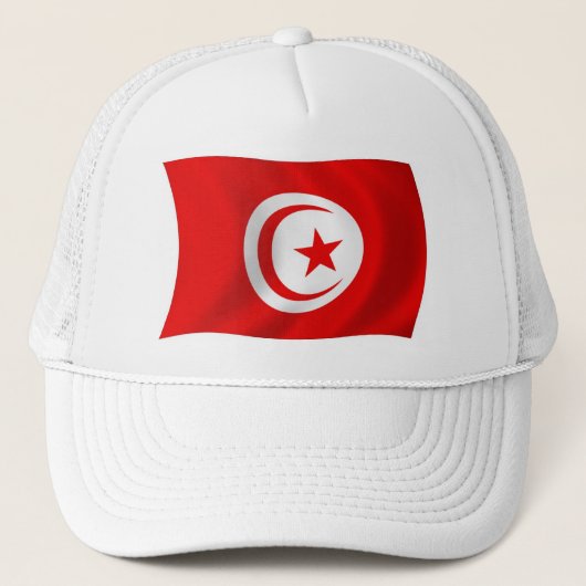 Casquette Chapeau avec drapeau tunisien (Devant)