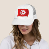 Casquette Chapeau avec drapeau tunisien (En situation)